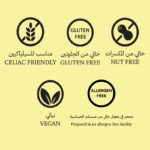 allergen symbols gluten free vegan celiac