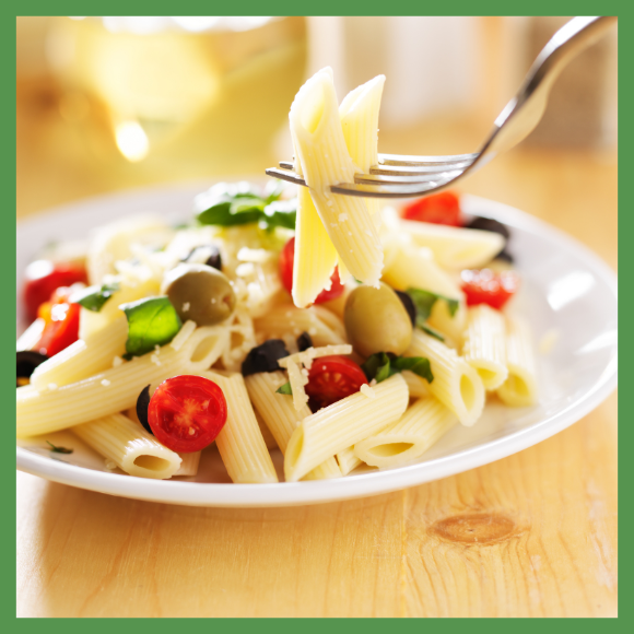 gluten free cold penne pasta salad