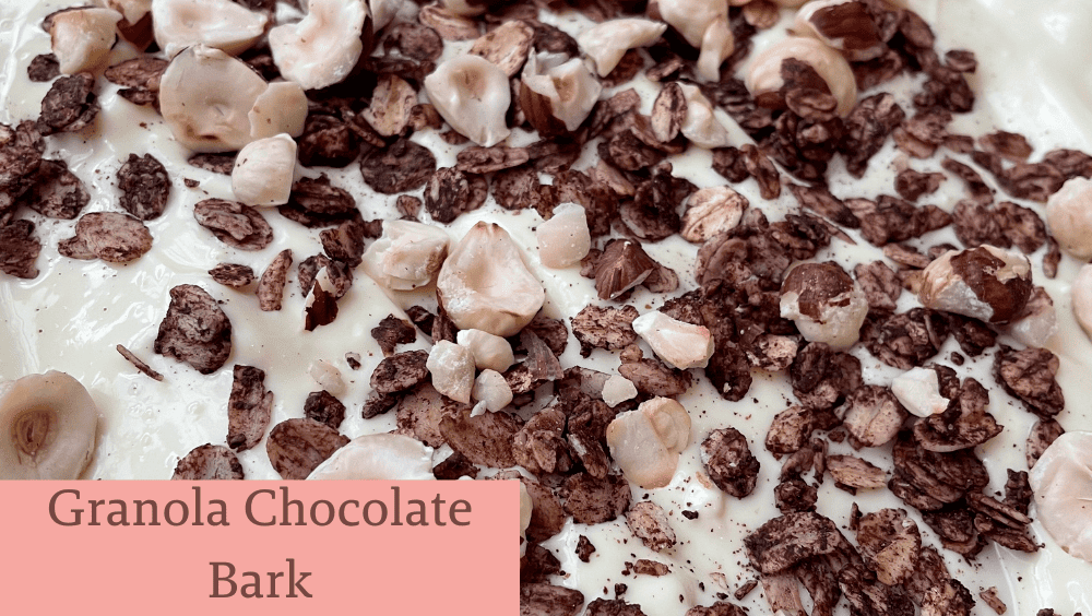 chocolate bark with granola gluten free