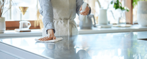 تنظيف المطبخ لتجنب التلوث الجلوتيني